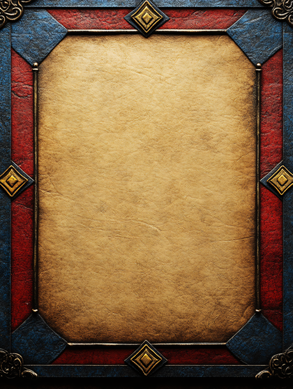 Ornate Book Page Frame