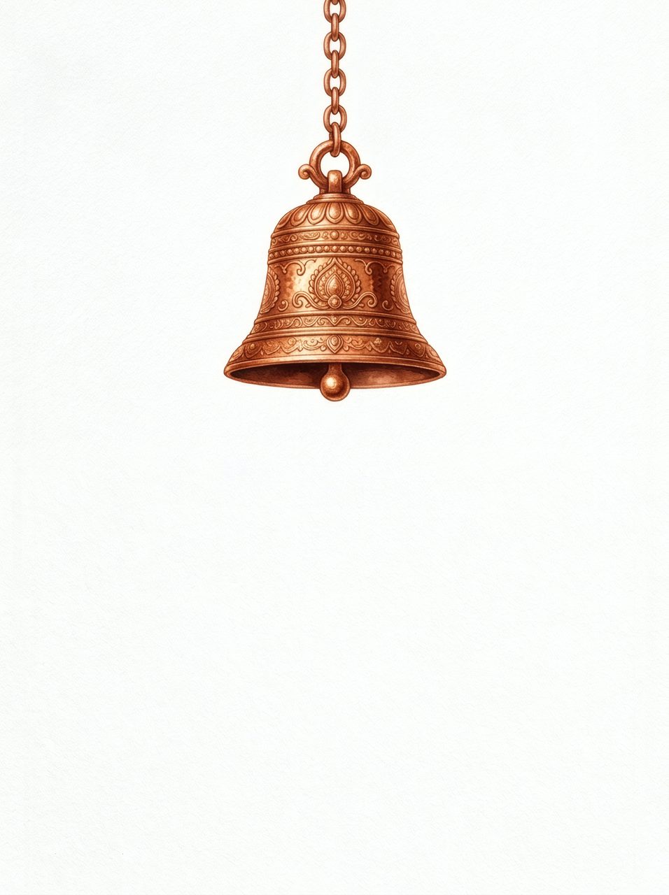 ornate bronze bell