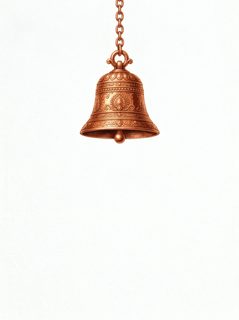 ornate bronze bell