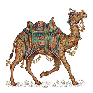 Decorated Camel
