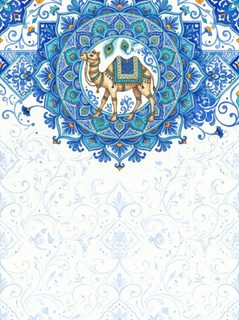 Camel Mandala Background