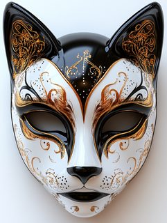 Ornate Cat Mask