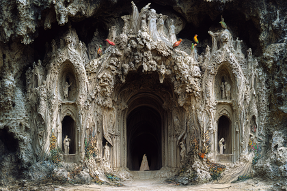 Ornate Cave Entrance
