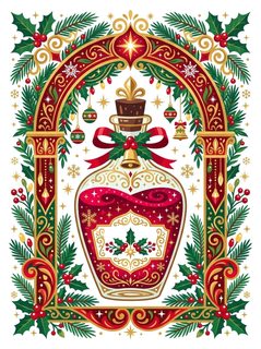 ornate christmas potion