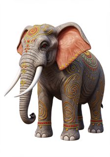 decorated-elephant-statue