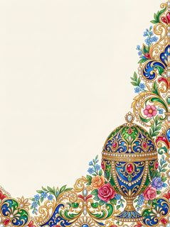 ornate egg border