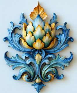 Ornate Floral Architectural Ornament