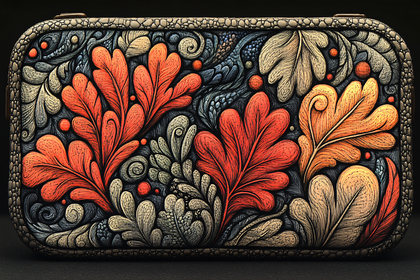 Ornate Floral Relief Design