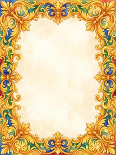 baroque golden frame