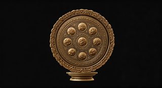 ornate-golden-medallion