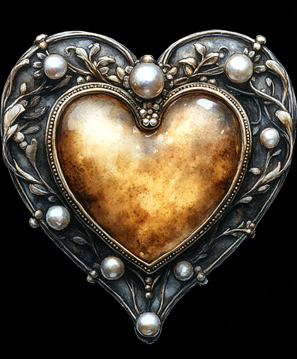 Ornate Heart Locket
