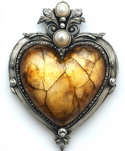 Ornate Heart Pendant
