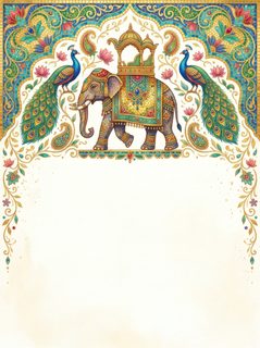 Indian Elephant Border