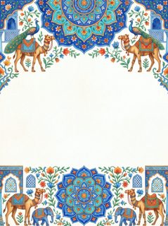 indian elephant camel frame
