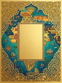 indian map frame