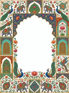 mughal ornate frame