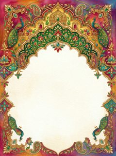 peacock arch border