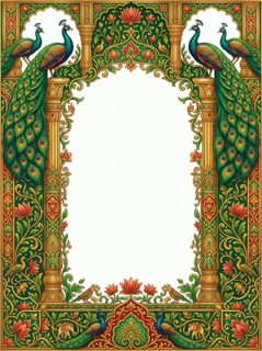 Peacock Arch Border