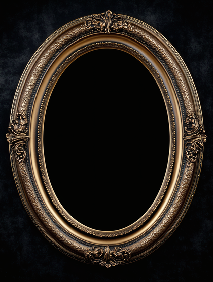 Ornate Oval Frame