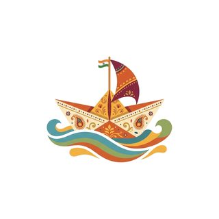 ornate paper boat