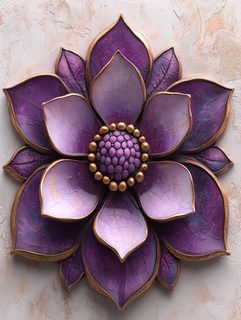 purple gold flower