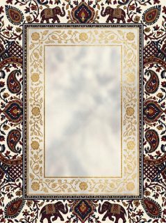 indian paisley frame