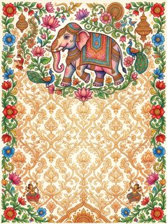 decorated indian elephant