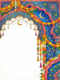 festive indian arch