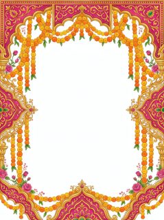 indian wedding border
