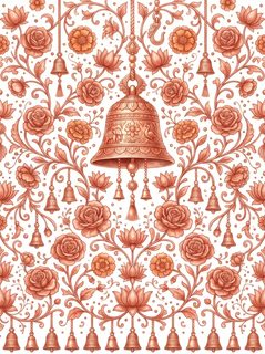 indian-floral-bell-pattern