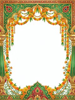 indian wedding border