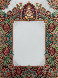 Ganesha wedding frame