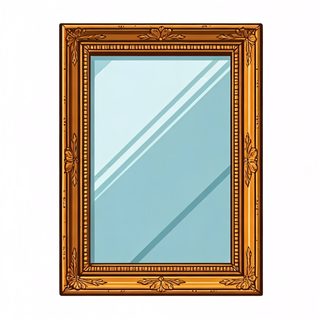 ornate gold mirror