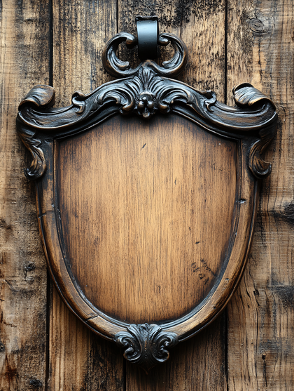 Ornate Wooden Sign