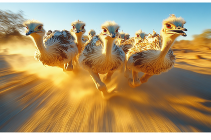 Ostrich Stampede