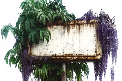 Overgrown Sign