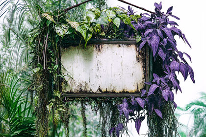 Overgrown Sign