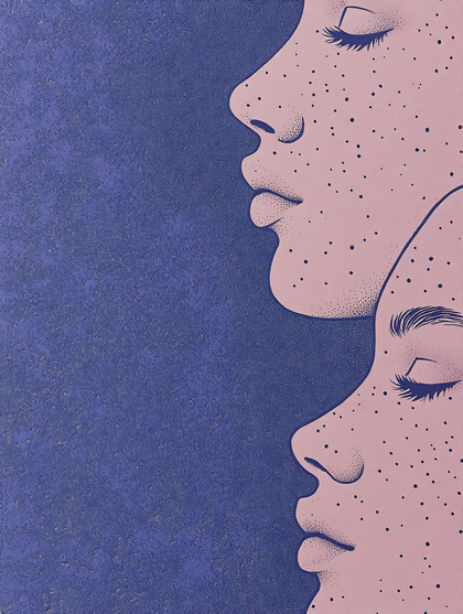 Overlapping Faces In Profile