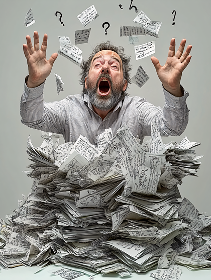 Overwhelmed with Paperwork