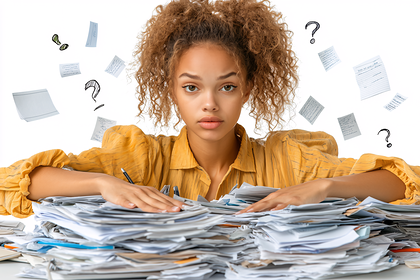 Overwhelmed With Paperwork