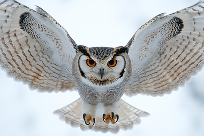 Owl In Flight