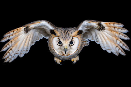 Owl Spreading Wings