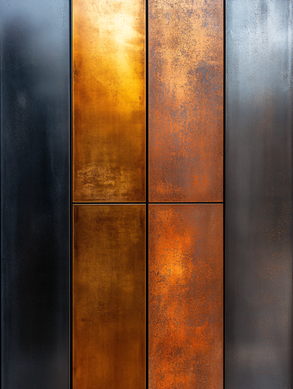 Oxidized Metal Panels