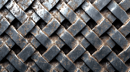 Oxidized Metal Weave Texture