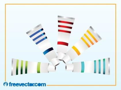 Paint Tubes Free Vector