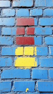 Painted Brick Wall