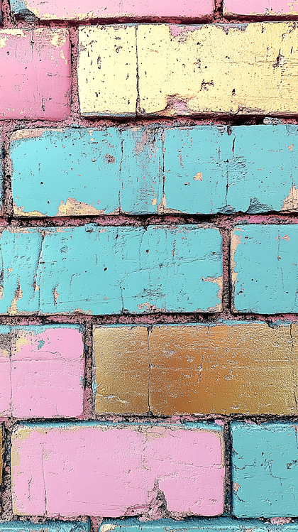 Painted Brick Wall