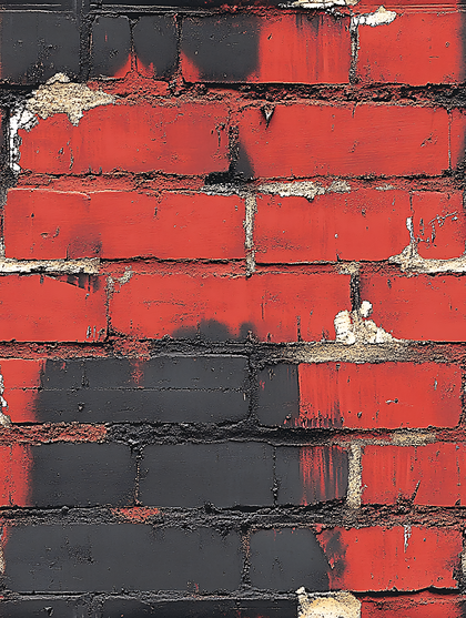 Painted Brick Wall Texture
