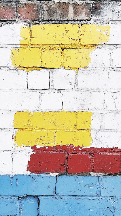 Painted Brick Wall