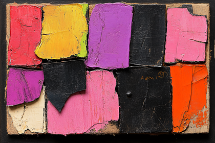 Palette Knife Color Blocks